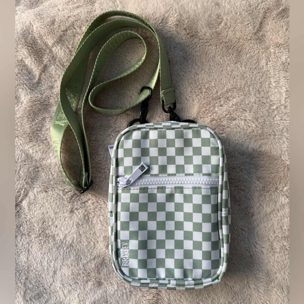 Brixley Green Checkered Crossbody Sling - Picture 11 of 11